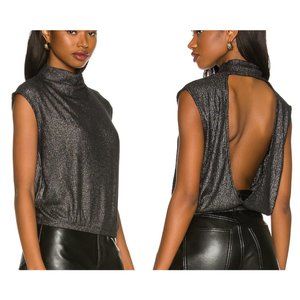 🆕 SANCTUARY Glow Up Top Metallic Sleeveless/Backless REVOLVE SOLD OUT SMALL